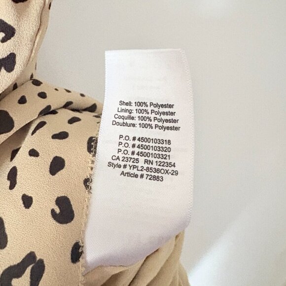 Aritzia Sunday Best Savoy Leopard Print Wrap Mini Dress Size 6 - Picture 7 of 8